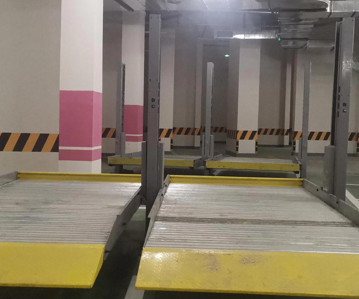 芒市四柱簡易式機械立體車庫出租