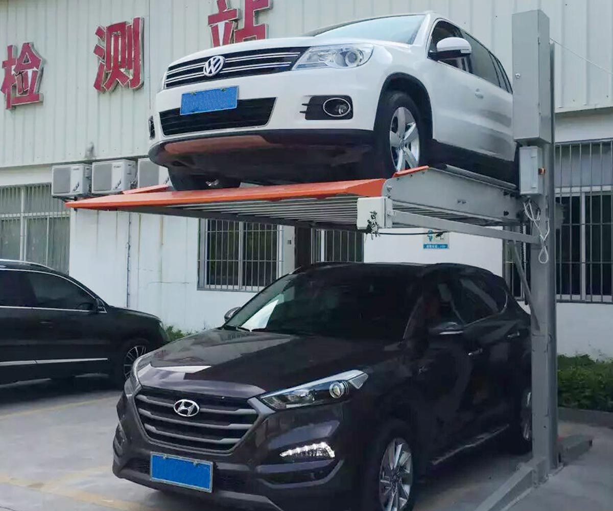 小區雙柱簡易升降立體停車