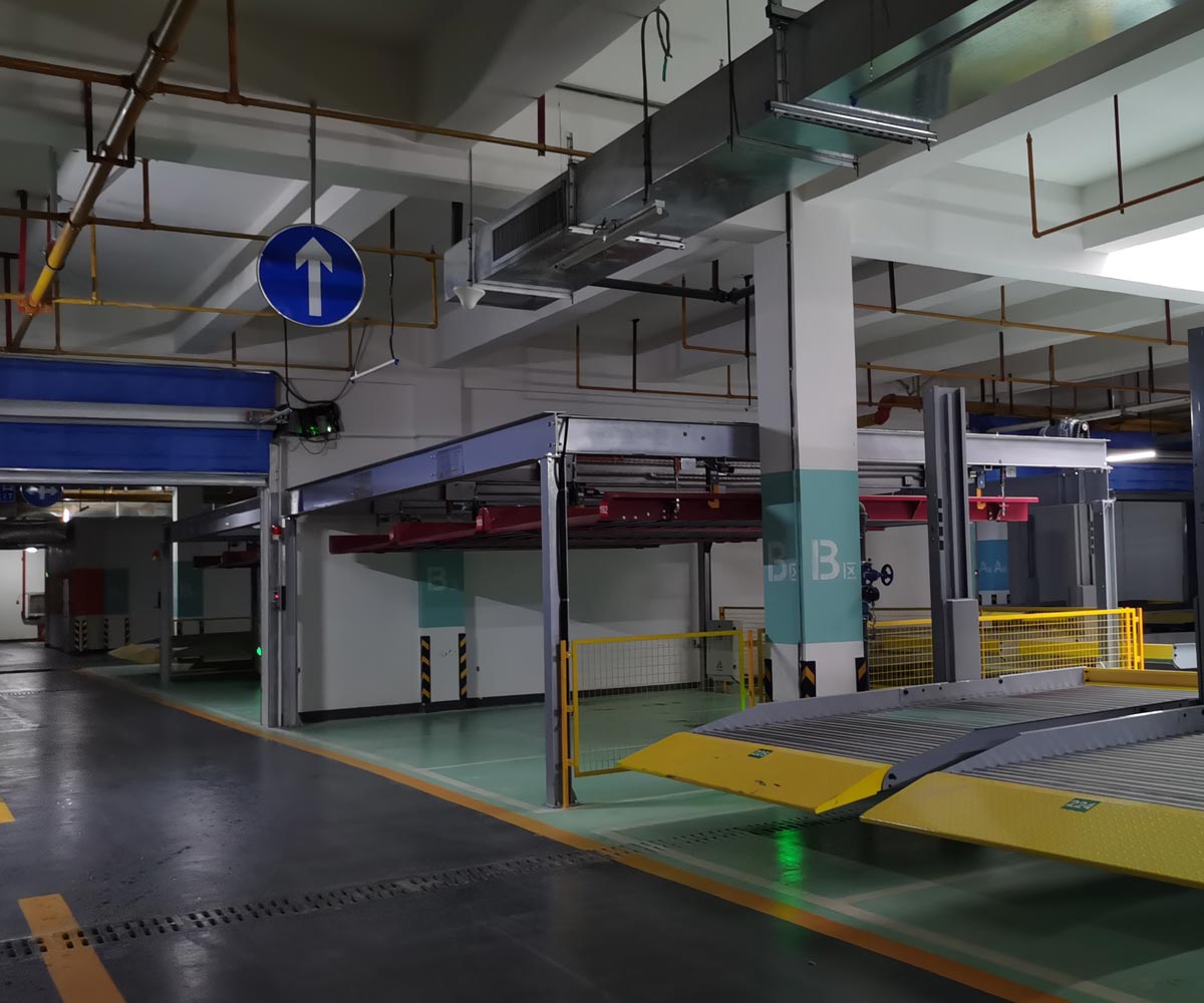 地下室二層簡易升降機(jī)械式立體車庫 地下室二層簡易升降機(jī)械式立體車庫