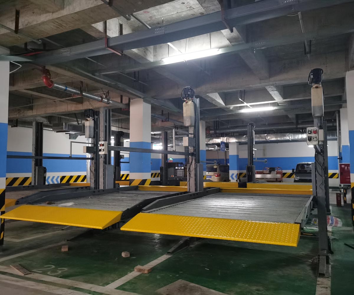 小區簡易機械式停車庫